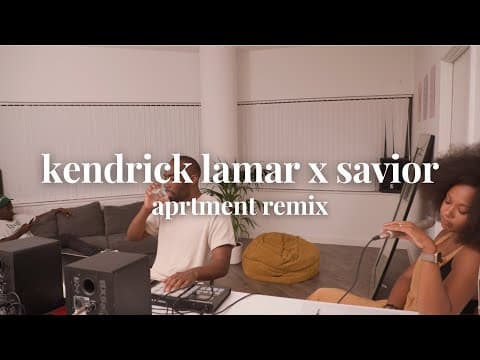 kendrick lamar x savior (aprtment remix/freestyle) cover